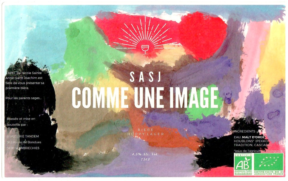 Etiquette BRASSERIE TANDEM 49