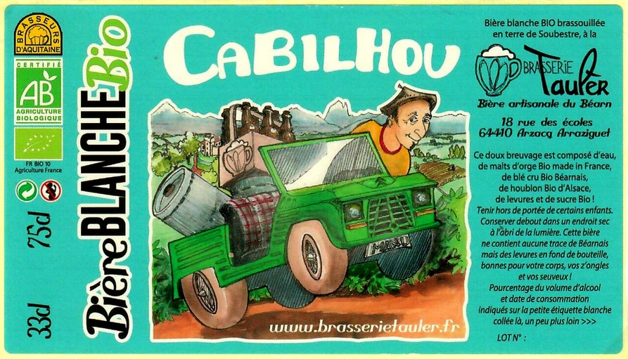 etiquette BRASSERIE TAULER 13