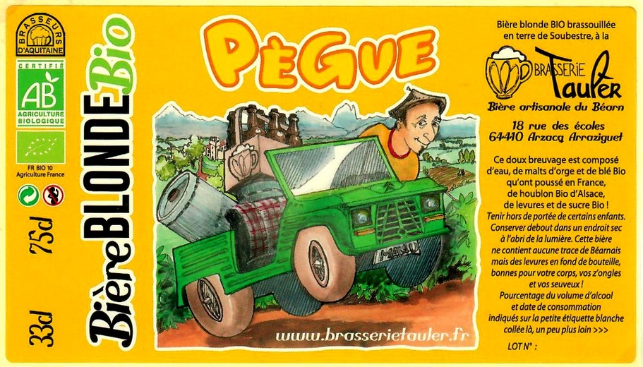 etiquette BRASSERIE TAULER 14