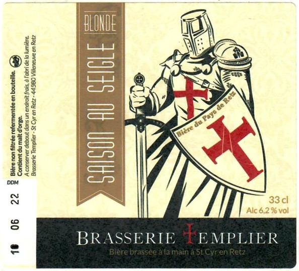 Etiquette BRASSERIE TEMPLIER 01
