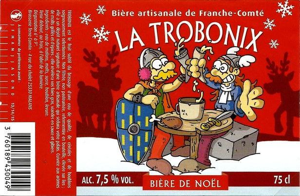 etiquette BRASSERIE TERRA COMTIX 06