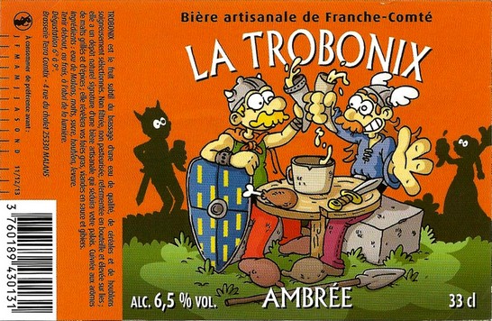 etiquette BRASSERIE TERRA COMTIX 07