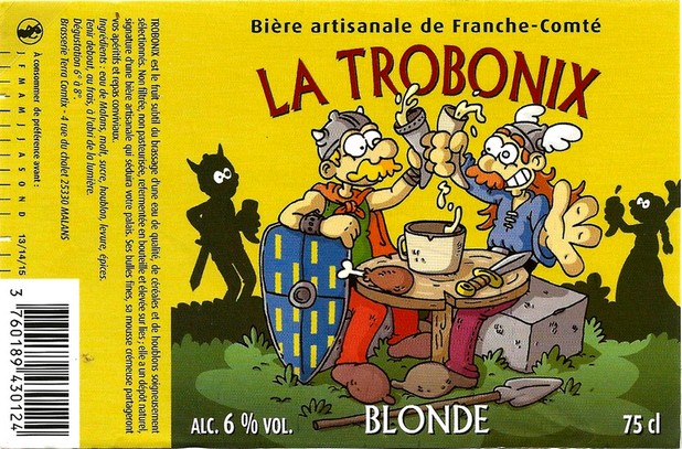 etiquette BRASSERIE TERRA COMTIX 09