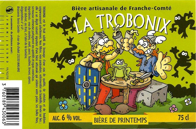 etiquette BRASSERIE TERRA COMTIX 11