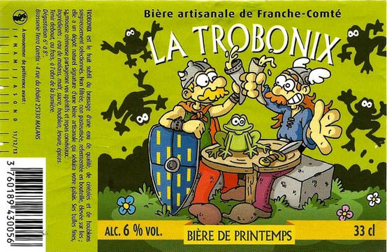 etiquette BRASSERIE TERRA COMTIX 12