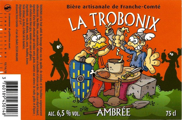 etiquette BRASSERIE TERRA COMTIX 13