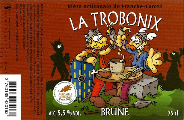 etiquette BRASSERIE TERRA COMTIX 14