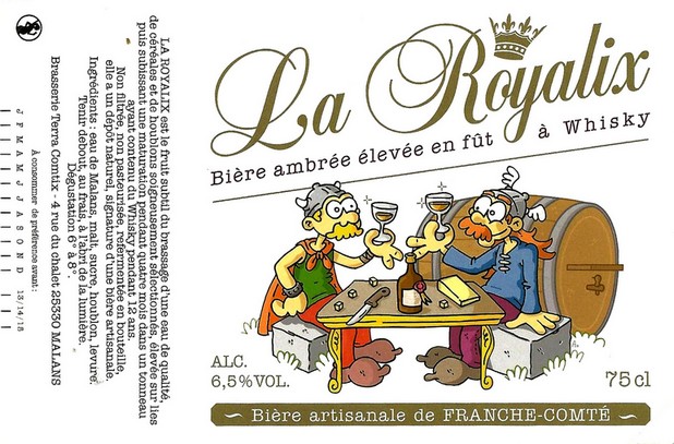 etiquette BRASSERIE TERRA COMTIX 15