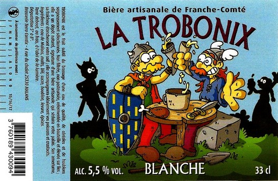 etiquette BRASSERIE TERRA COMTIX 16