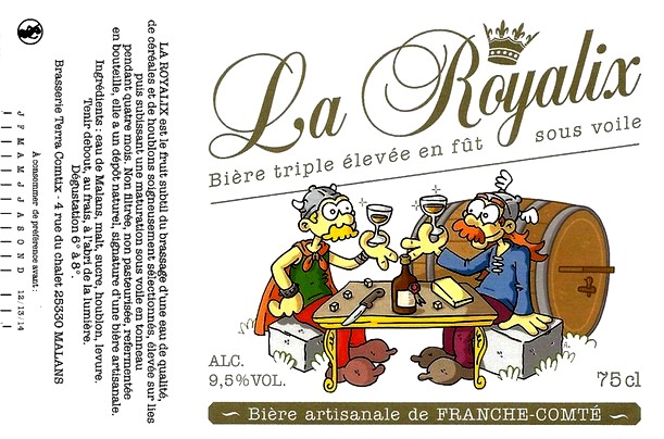 etiquette BRASSERIE TERRA COMTIX 19