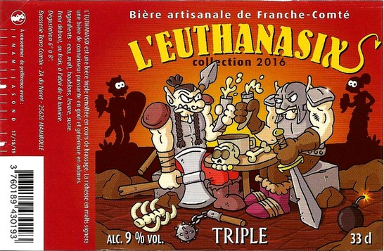 etiquette BRASSERIE TERRA COMTIX 21