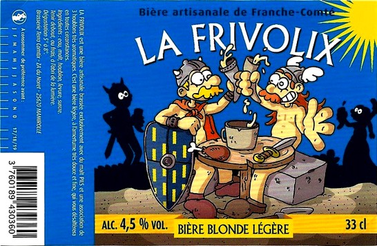 etiquette BRASSERIE TERRA COMTIX 23