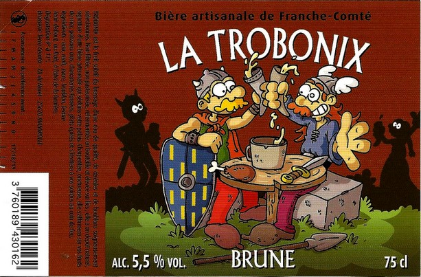 etiquette BRASSERIE TERRA COMTIX 34