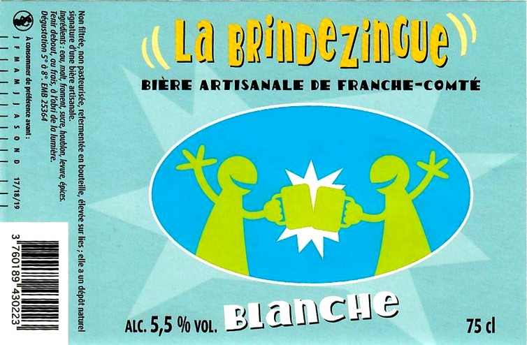 etiquette BRASSERIE TERRA COMTIX 40