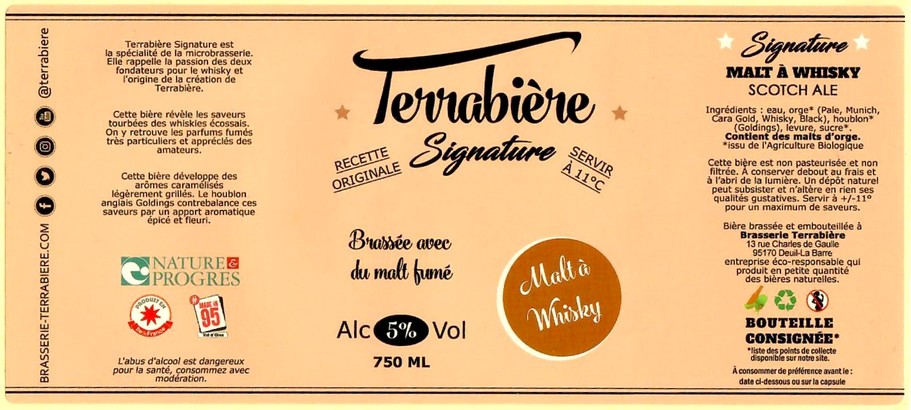 Etiquette BRASSERIE TERRABIERE 03