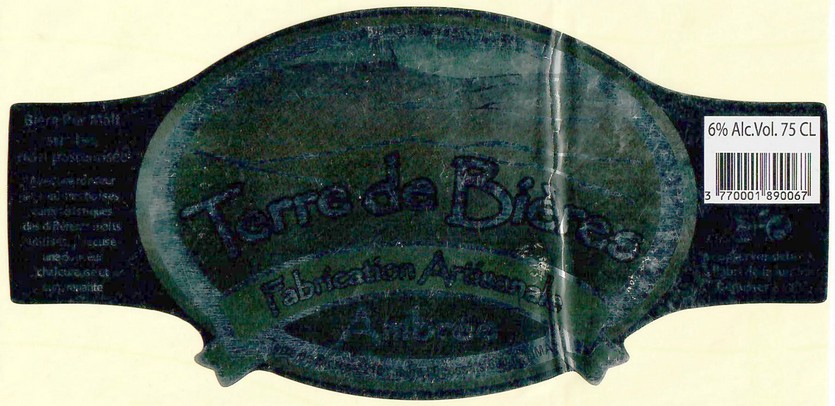 Etiquette BRASSERIE TERRE DE BIERES 33