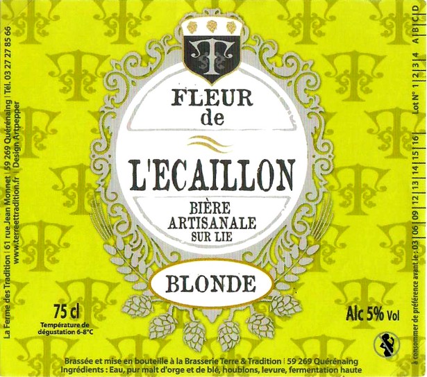 etiquette BRASSERIE TERRE ET TRADITION 07