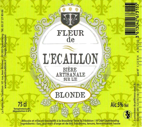 etiquette BRASSERIE TERRE ET TRADITION 08