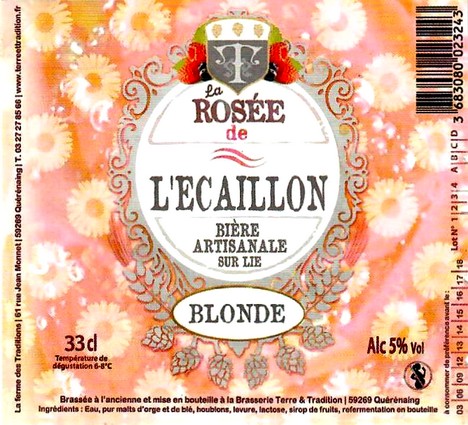 etiquette BRASSERIE TERRE ET TRADITION 13