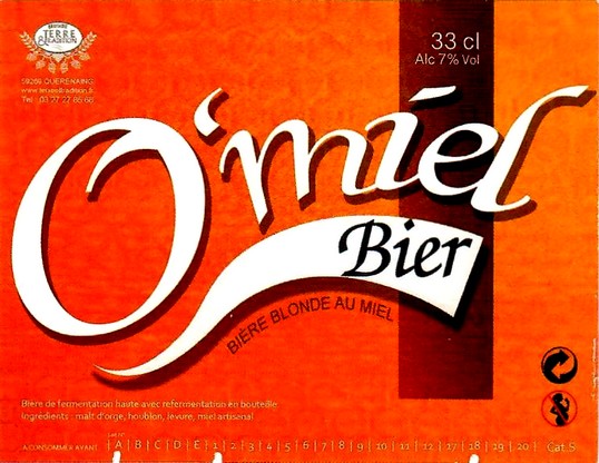 etiquette BRASSERIE TERRE ET TRADITION 14