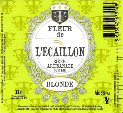 etiquette BRASSERIE TERRE ET TRADITION 15