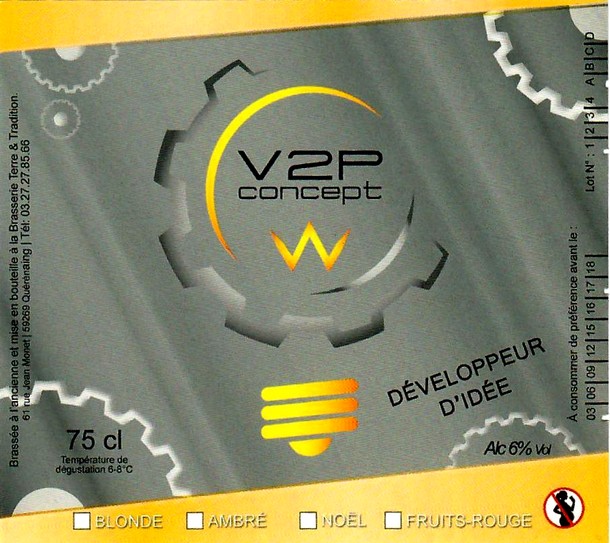 etiquette BRASSERIE TERRE ET TRADITION 26