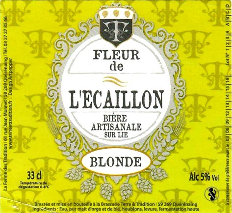 etiquette BRASSERIE TERRE ET TRADITION 30