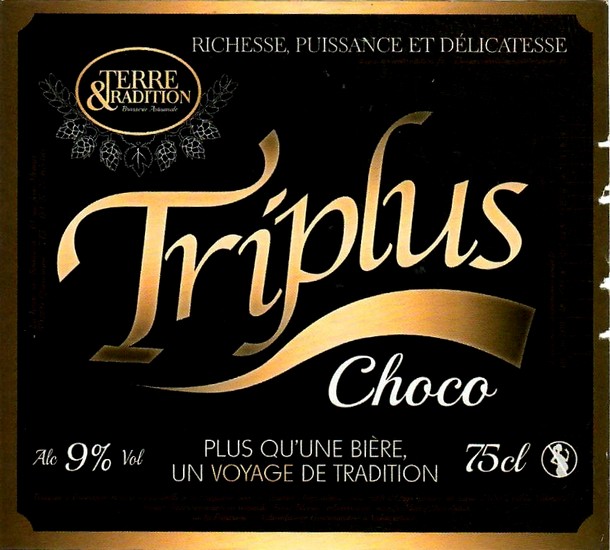 etiquette BRASSERIE TERRE ET TRADITION 33