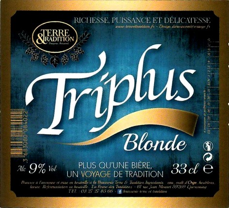 etiquette BRASSERIE TERRE ET TRADITION 34