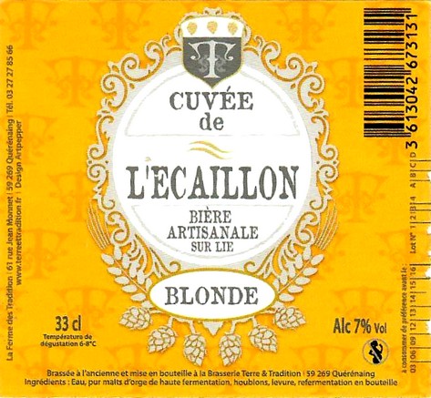 etiquette BRASSERIE TERRE ET TRADITION 37