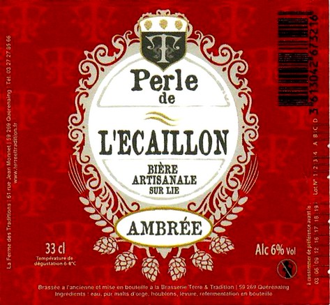 etiquette BRASSERIE TERRE ET TRADITION 38