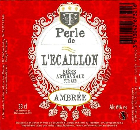 etiquette BRASSERIE TERRE ET TRADITION 40