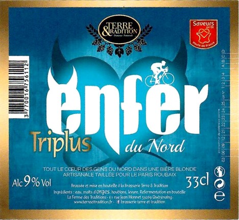 Etiquette BRASSERIE TERRE ET TRADITION 44