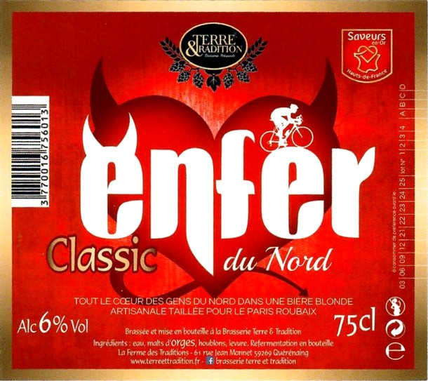 Etiquette BRASSERIE TERRE ET TRADITION 46