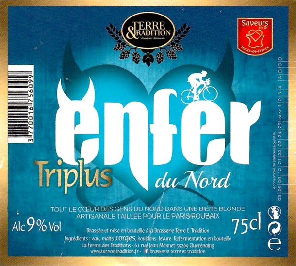 Etiquette BRASSERIE TERRE ET TRADITION 52