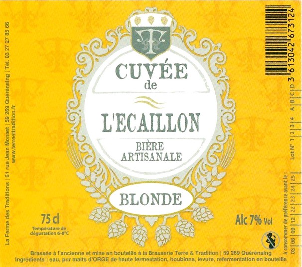 Etiquette BRASSERIE TERRE ET TRADITION 56