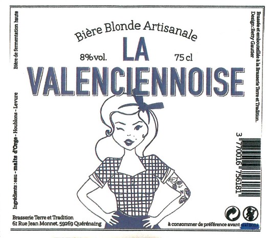 Etiquette BRASSERIE TERRE ET TRADITION 58