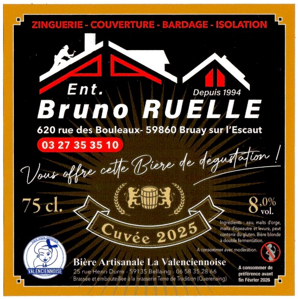 Etiquette BRASSERIE TERRE ET TRADITION 60