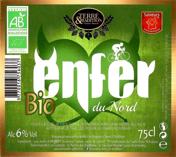 Etiquette BRASSERIE TERRE ET TRADITION 64