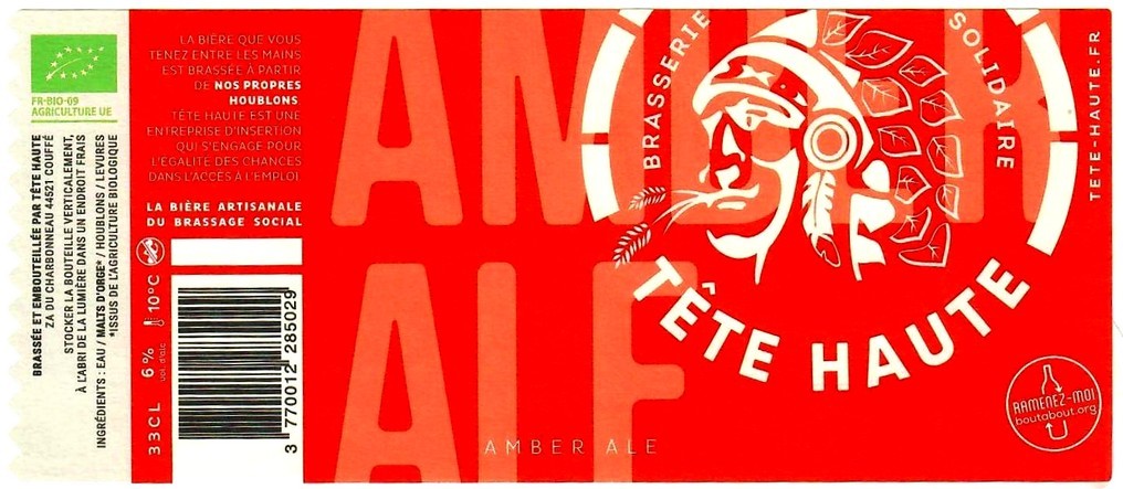 etiquette BRASSERIE TETE HAUTE 01