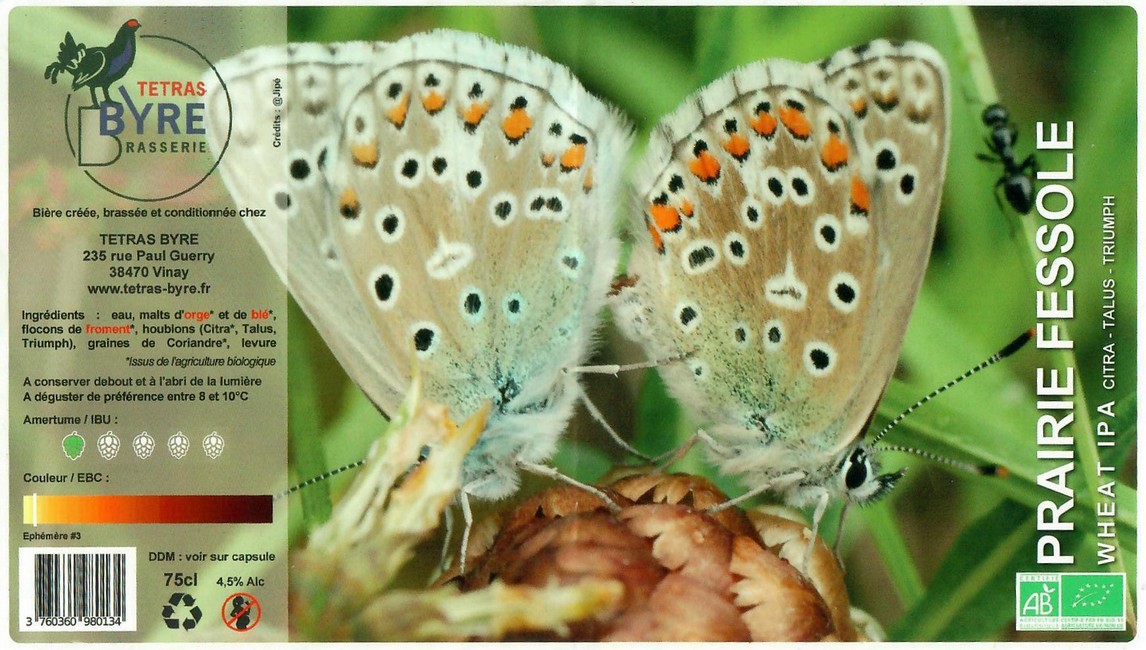 Etiquette BRASSERIE TETRAS BYRE 13