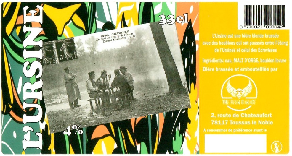 Etiquette BRASSERIE THE BEER GARAGE 01