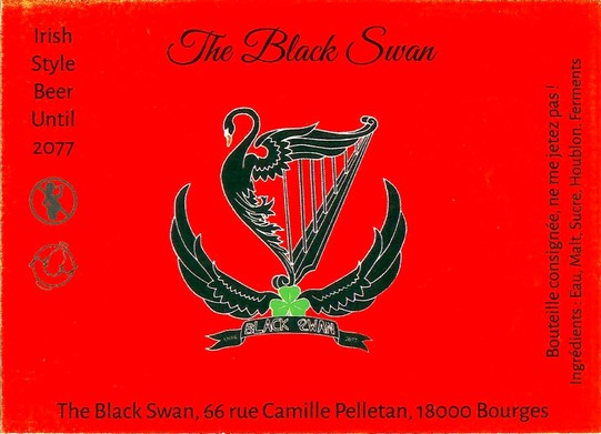 Etiquette BRASSERIE THE BLACK SWAN 01