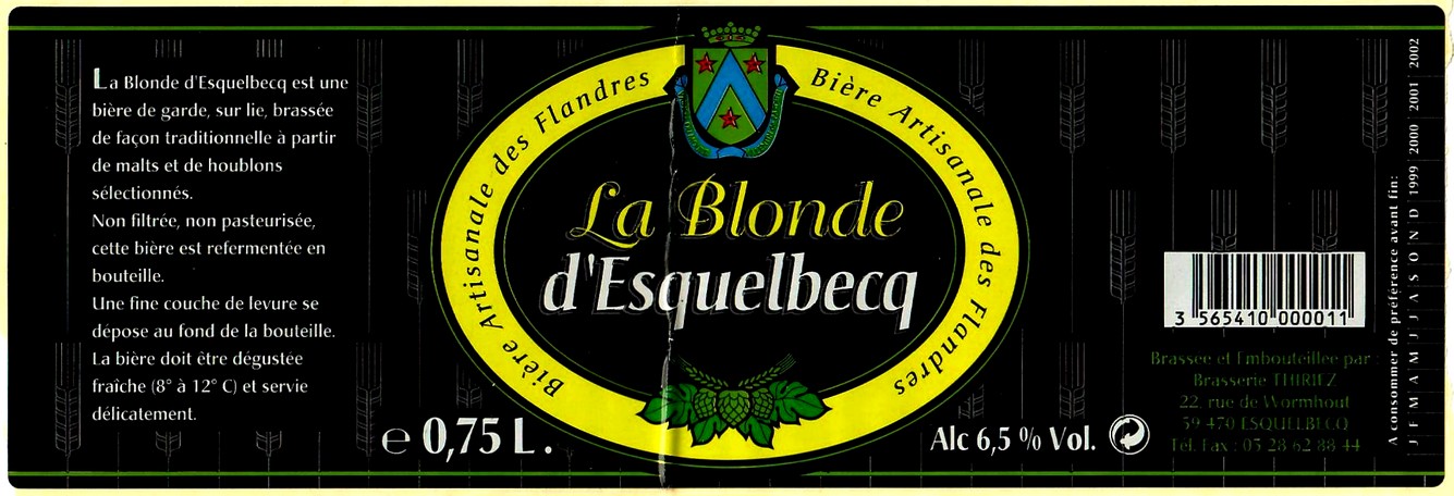 etiquette BRASSERIE THIRIEZ 04