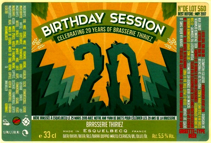 etiquette BRASSERIE THIRIEZ 101