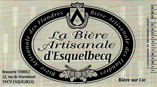 etiquette BRASSERIE THIRIEZ 13