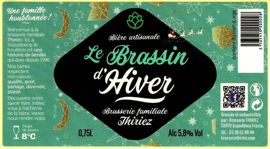 etiquette BRASSERIE THIRIEZ 137