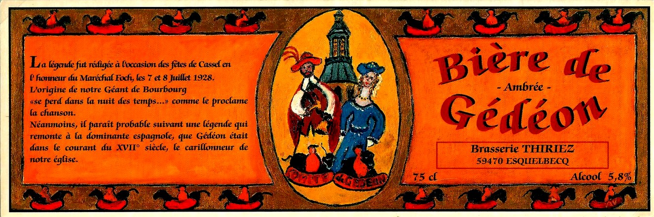 etiquette BRASSERIE THIRIEZ 138