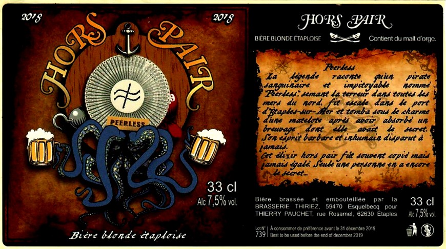 etiquette BRASSERIE THIRIEZ 140