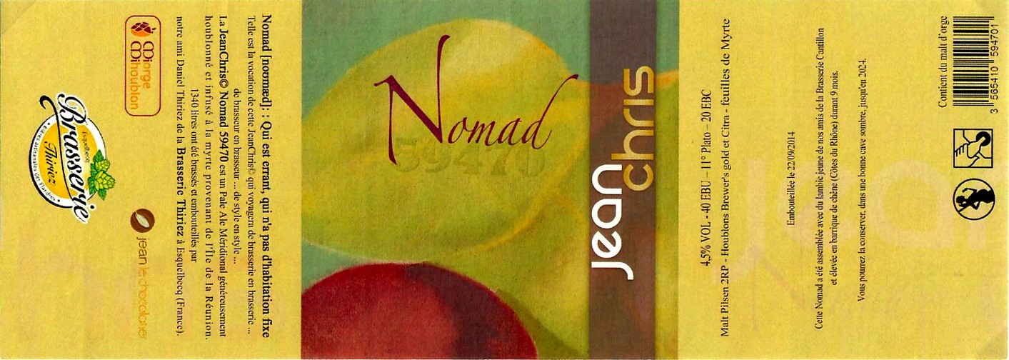 etiquette BRASSERIE THIRIEZ 149